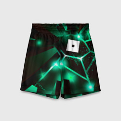 Детские спортивные шорты 3D Roblox разлом плит