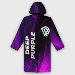 Женский дождевик 3D Deep Purple violet plasma