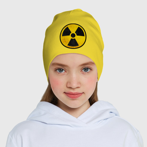 Детская шапка демисезонная Nuclear, цвет желтый - фото 5