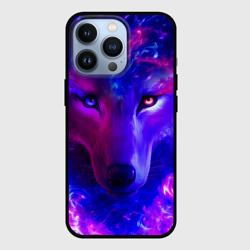 Чехол для iPhone 13 Pro Волшебный звездный волк