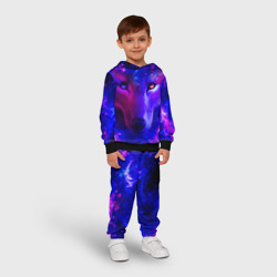 Детский костюм с толстовкой 3D Волшебный звездный волк - фото 2
