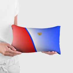 Подушка 3D антистресс Россия полосы с гербом - фото 2