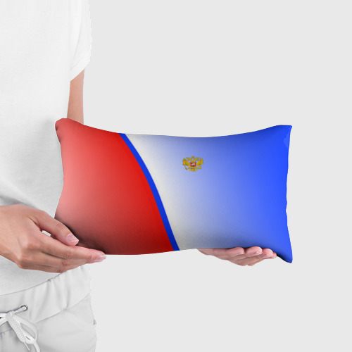 Подушка 3D антистресс Россия полосы с гербом - фото 3