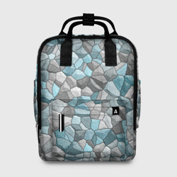 Женский рюкзак 3D Мозаика из цветных камней