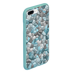 Чехол для iPhone 7Plus/8 Plus матовый Мозаика из цветных камней - фото 2