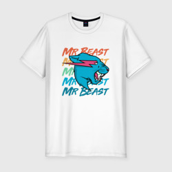 Мужская футболка хлопок Slim Mr Beast art