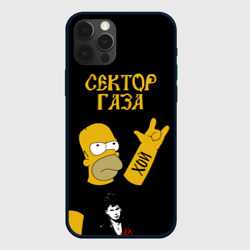 Чехол для iPhone 12 Pro Сектор Газа Гомер Симпсон рокер
