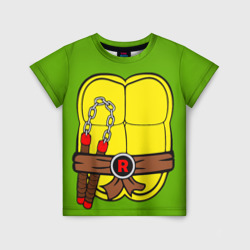 Рафаэль - панцирь  – Детская футболка 3D с принтом купить со скидкой в -44%