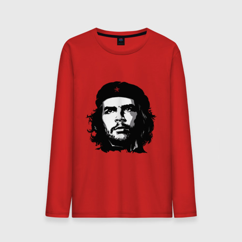 Мужской лонгслив хлопок Ernesto Che Guevara, цвет красный