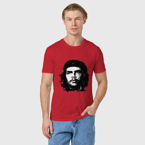 Мужская футболка хлопок Ernesto Che Guevara, цвет красный - фото 3