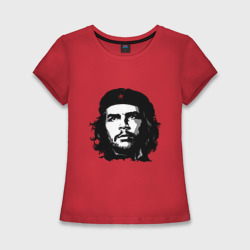 Женская футболка хлопок Slim Ernesto Che Guevara