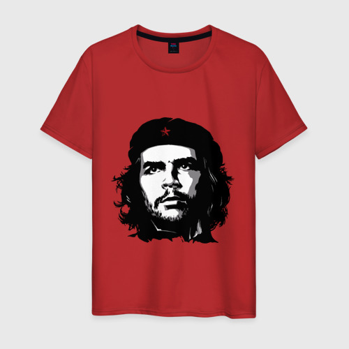 Мужская футболка хлопок Ernesto Che Guevara, цвет красный