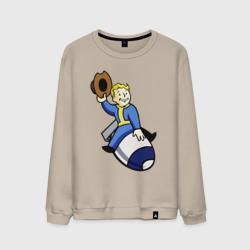 Мужской свитшот хлопок Vault boy - bomb rider