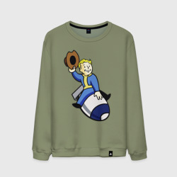 Мужской свитшот хлопок Vault boy - bomb rider