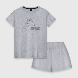 Женская пижама с шортиками хлопок Тоторо Studio Ghibli