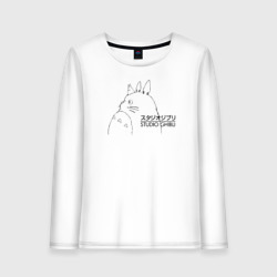 Женский лонгслив хлопок Тоторо Studio Ghibli