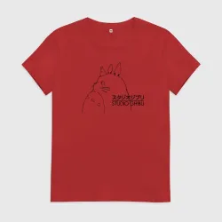 Женская футболка хлопок Тоторо Studio Ghibli