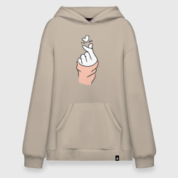 Худи SuperOversize хлопок Hand click