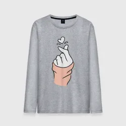 Мужской лонгслив хлопок Hand click