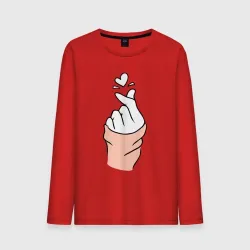 Мужской лонгслив хлопок Hand click