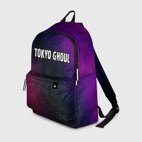 Рюкзак 3D с принтом Tokyo Ghoul gradient space, вид спереди #2
