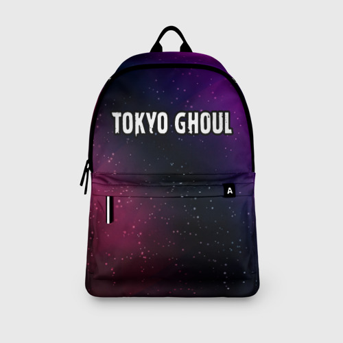 Рюкзак 3D с принтом Tokyo Ghoul gradient space, вид сбоку #3
