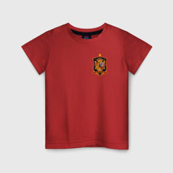 Детская футболка хлопок Сборная Испании логотип