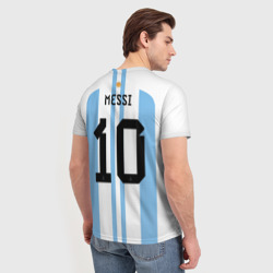 Мужская футболка 3D Месси Аргентина ЧМ 2022 - фото 2
