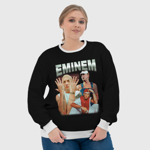 Женский свитшот 3D Eminem Slim Shady, цвет 3D печать - фото 6