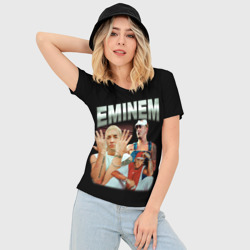 Женская футболка 3D Slim Eminem Slim Shady - фото 2