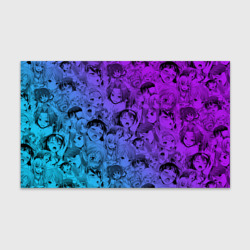 Бумага для упаковки 3D Ахегао красивый неон