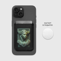 Картхолдер Magsafe магнитный Нейросеть - барельеф античной девушки - фото 2