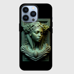 Чехол для iPhone 13 Pro Нейросеть - барельеф античной девушки