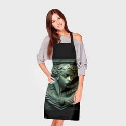 Фартук 3D Нейросеть - барельеф античной девушки - фото 2