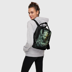 Женский рюкзак 3D Нейросеть - барельеф античной девушки - фото 2