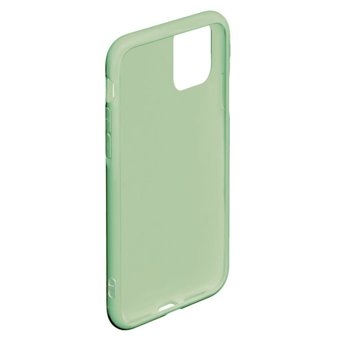 Чехол для iPhone 11 Pro матовый Далматин - текстура, цвет салатовый - фото 4
