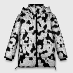 Женская зимняя куртка Oversize Далматин - текстура