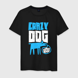 Гавкающая собака – Мужская футболка хлопок с принтом купить со скидкой в -20%