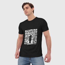 Мужская футболка 3D Pyrokinesis - терновый венец эволюции - фото 2