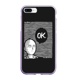 Чехол для iPhone 7Plus/8 Plus матовый One Punch man