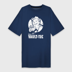 Платье-футболка хлопок Vault boy - join the Vault tec