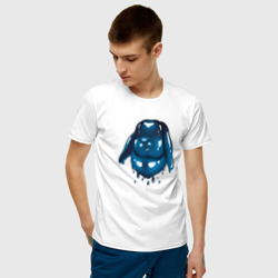 Мужская футболка хлопок Символ 2023 - Кроляка - подозревака - фото 2