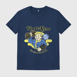 Мужская футболка хлопок Vault gym - for true survivors