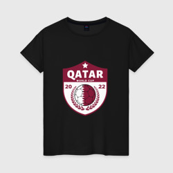 Женская футболка хлопок Qatar - World Cup