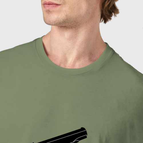 Мужская футболка хлопок с принтом Макаров, фото #4