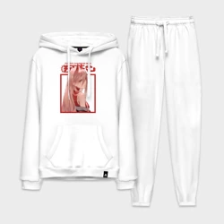 Мужской костюм хлопок с толстовкой Человек бензопила Пауэр girl