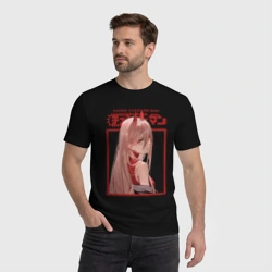 Мужская футболка хлопок Человек бензопила Пауэр girl - фото 2