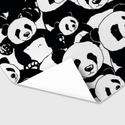 Бумага для упаковки 3D С пандами паттерн - фото 2