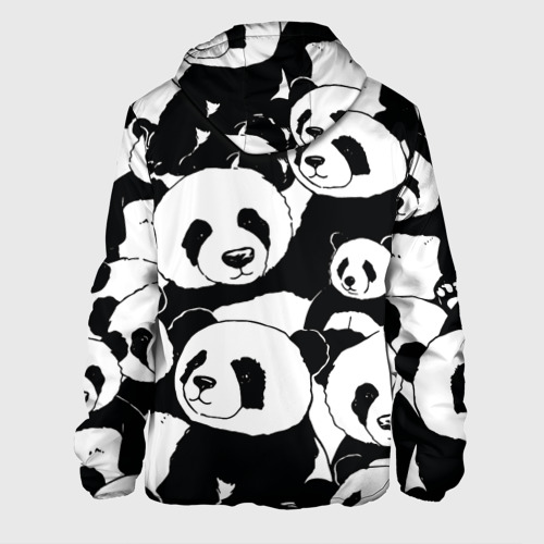 Мужская куртка 3D С пандами паттерн, цвет 3D печать - фото 2
