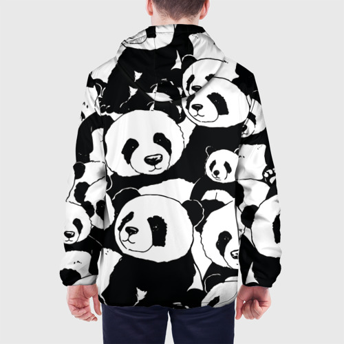Мужская куртка 3D С пандами паттерн, цвет 3D печать - фото 5